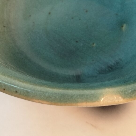 Handmade Ceramic Coffee Mug 12 Oz Earthy Brown Teal Glaze 8 0z Rustic Lodge Boho - Picture 6 of 8